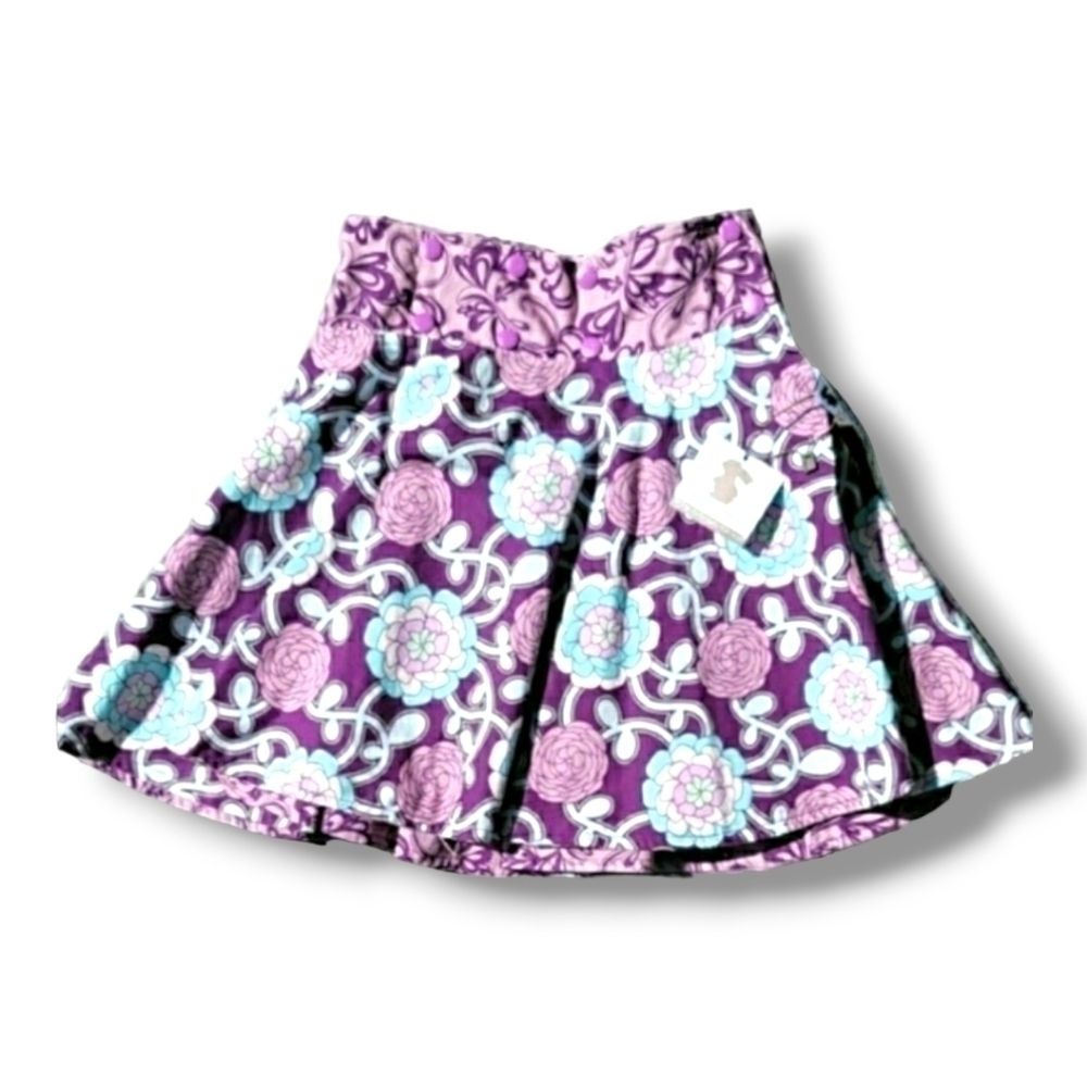 I Am Naturals Reversible Adjustable Wrap 100% Cotton Skirt - Size 3-6 Years